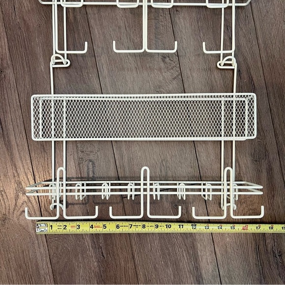 Over-the-Door Jewelry Organizer - White Metal - Picture 4 of 8